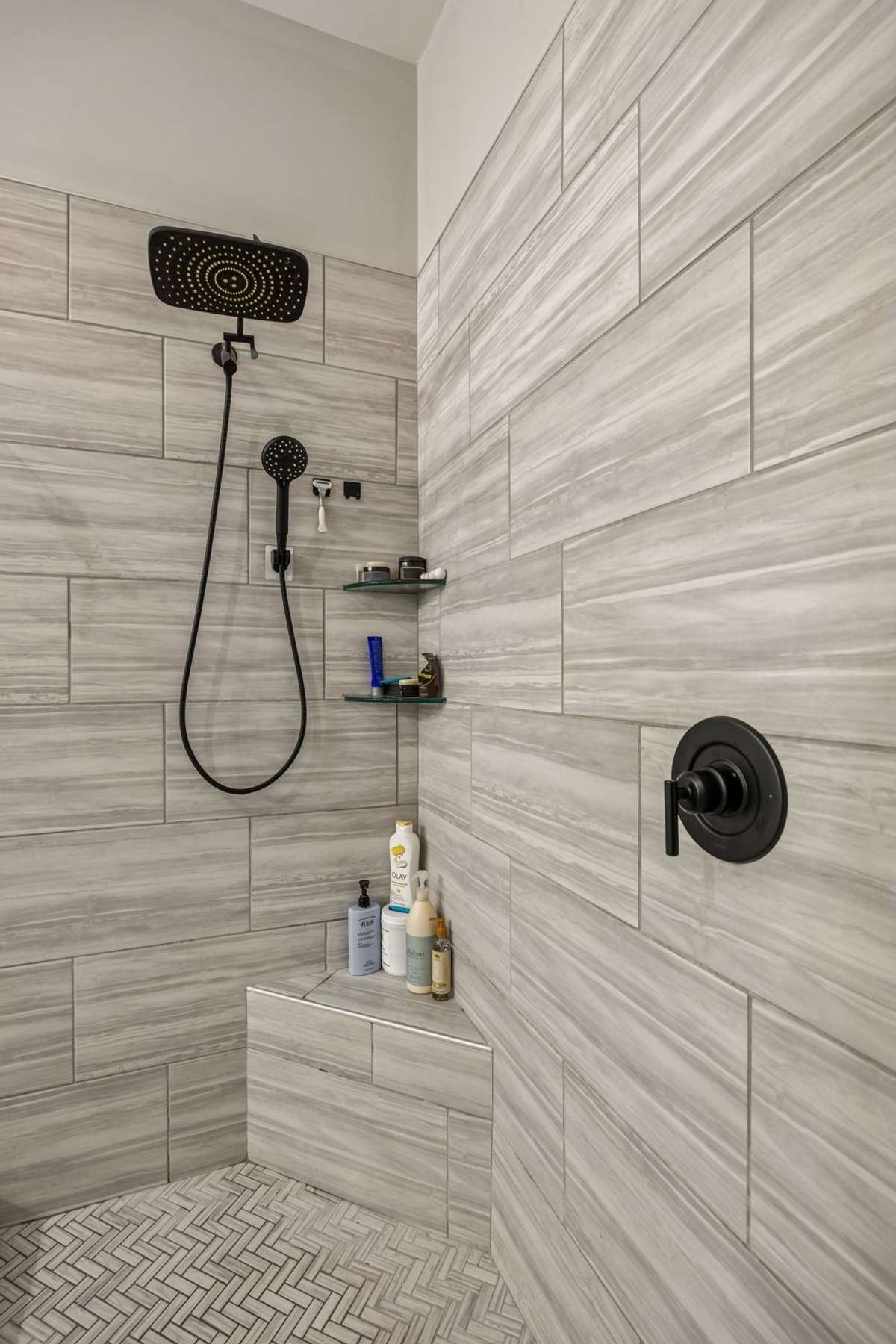 Large master shower