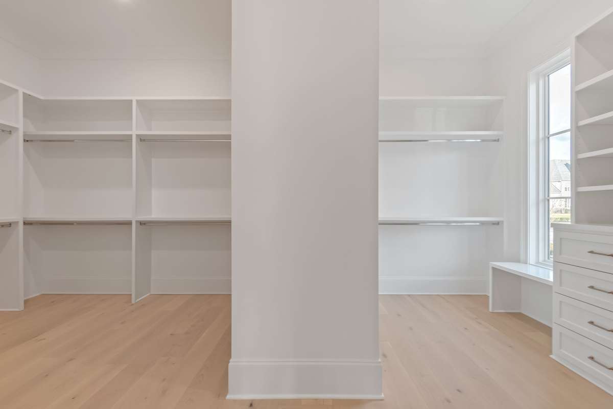 Check out the size of this primary closet!