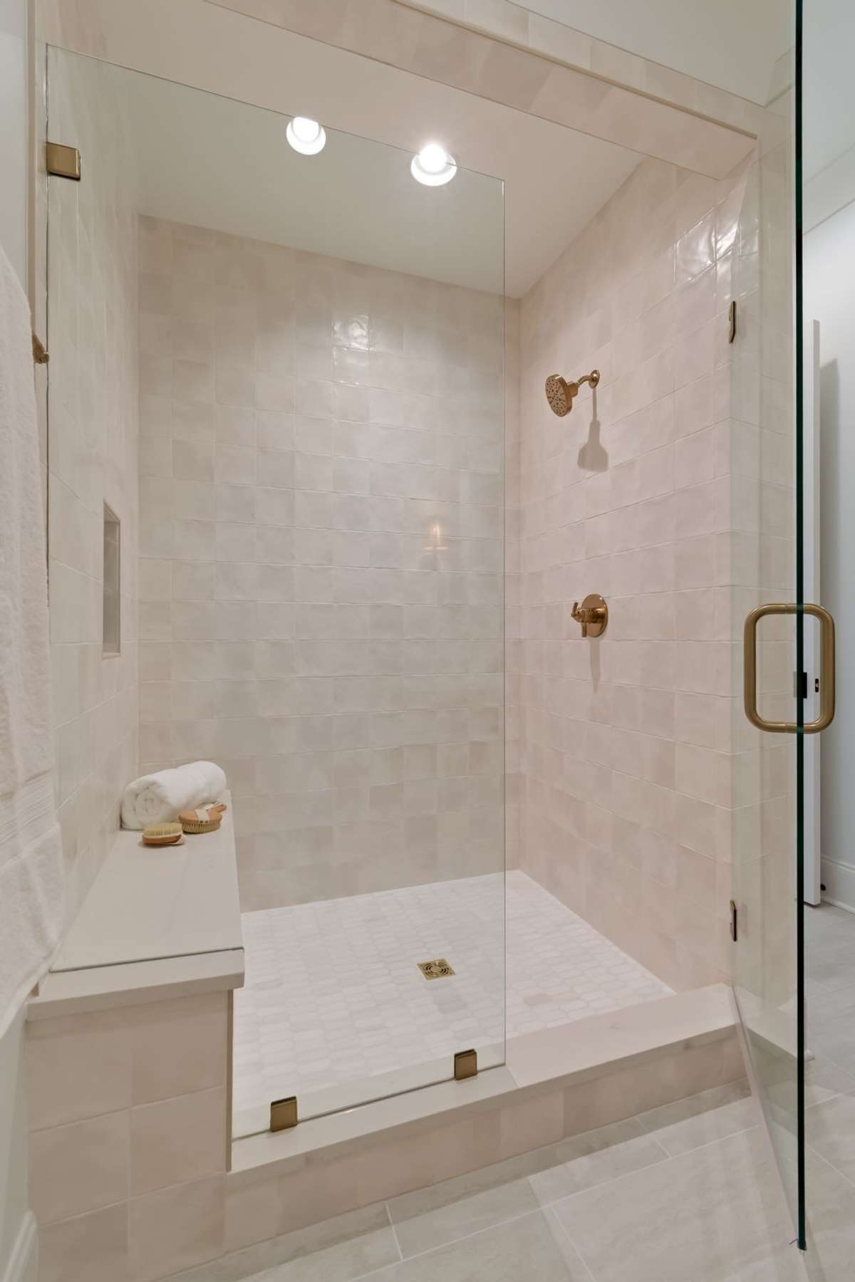 Each upstairs bedroom is complete with its own bathroom and walk-in closet