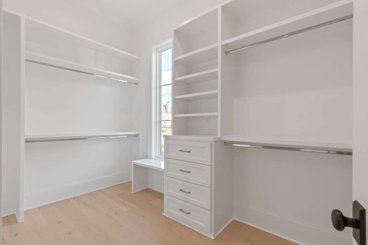 The other side of the primary closet