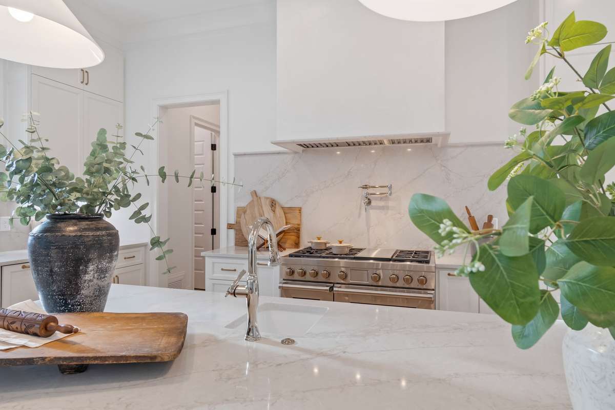 Kitchen features all Wolf & Subzero appliances