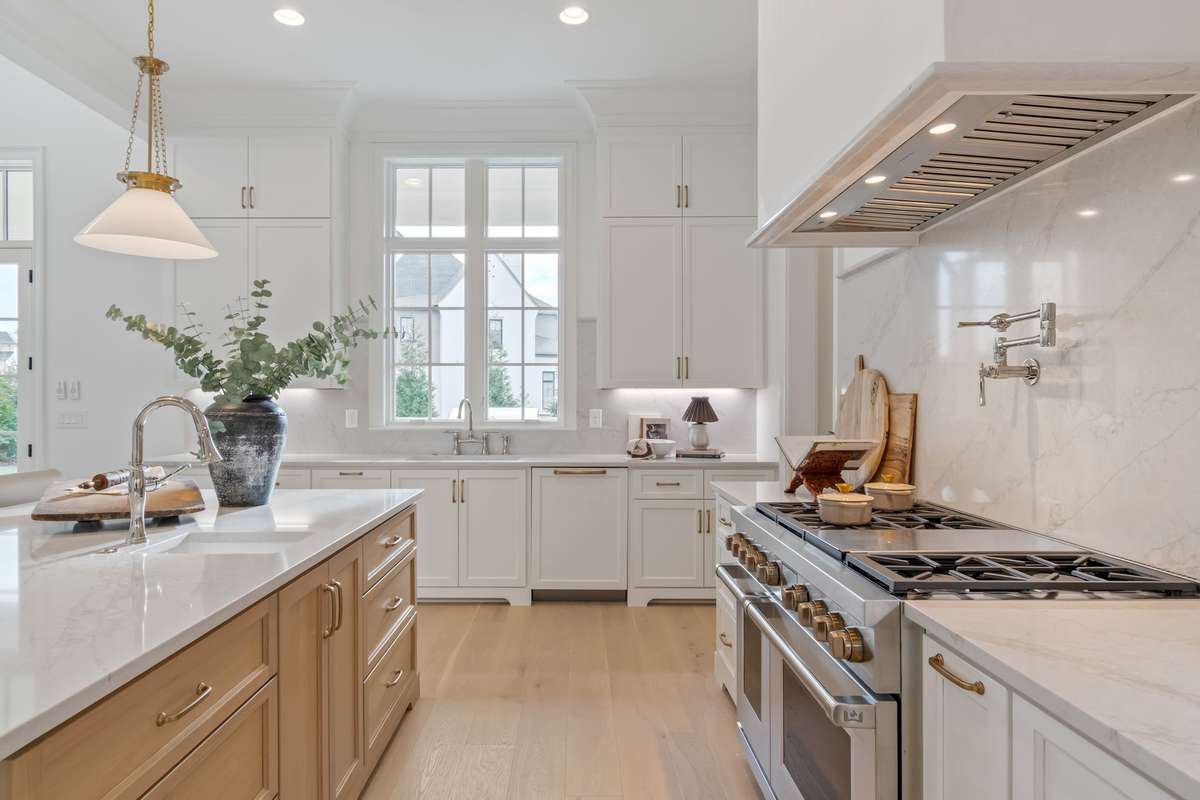 Kitchen features all Wolf & Subzero appliances