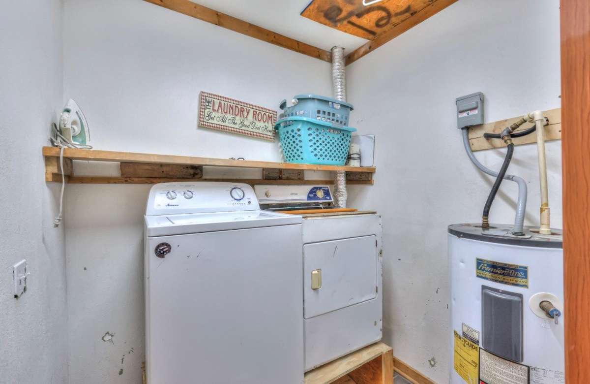 Laundry off the bath