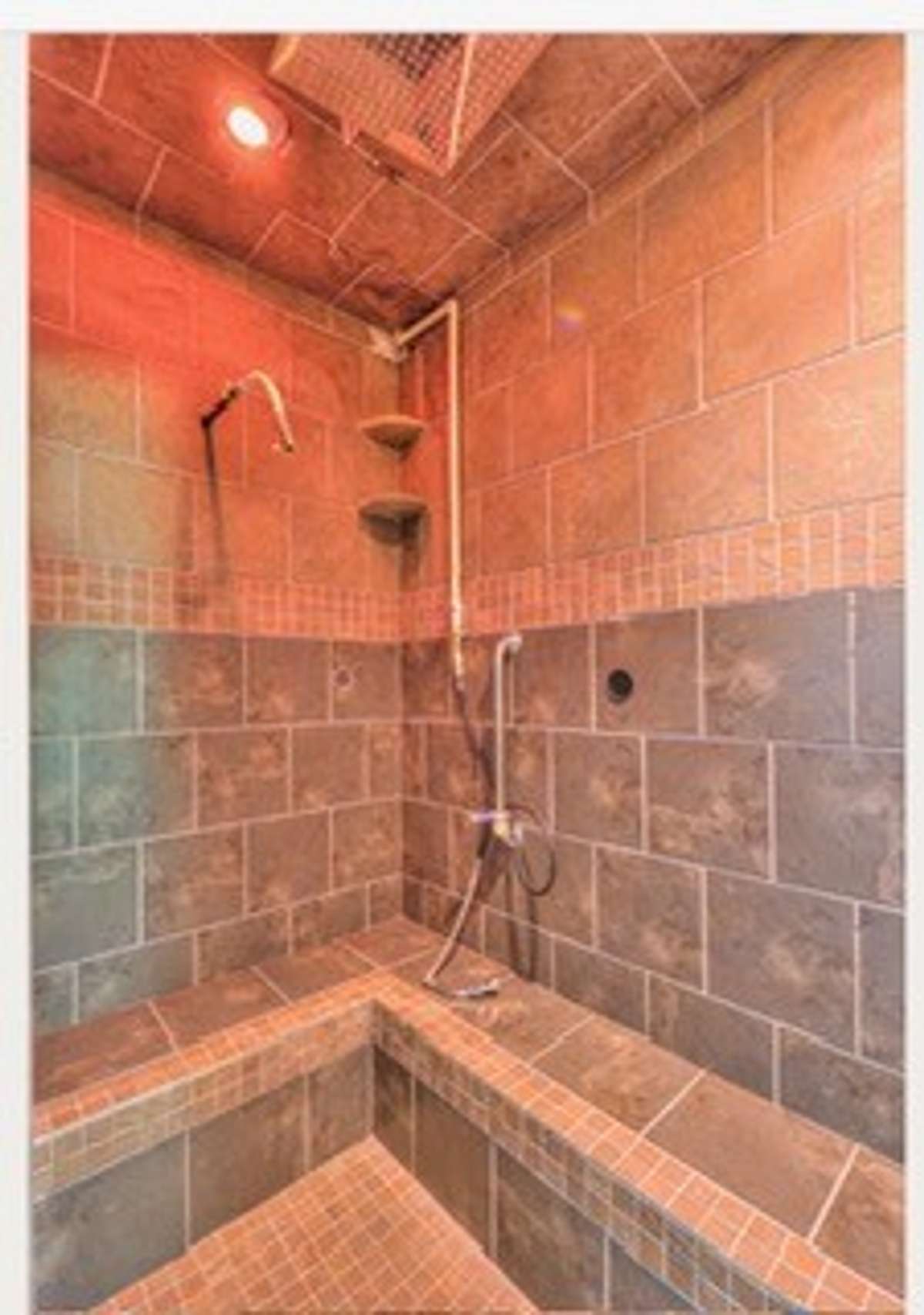Tile shower