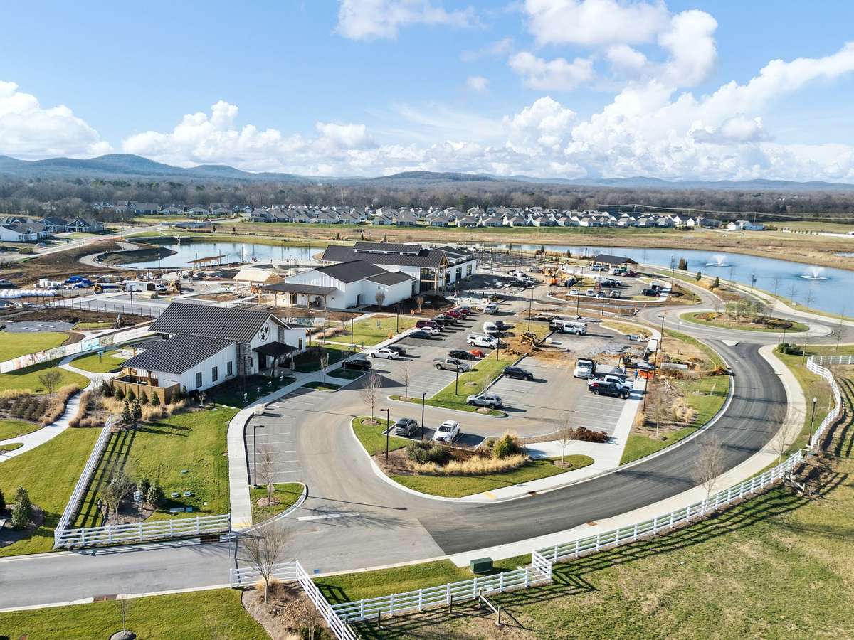 Ariel view of amenity center. Scheduled to open February 2026.
