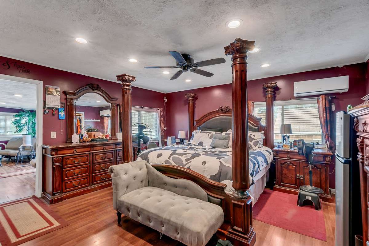 Primary Bedroom with the custom Closet