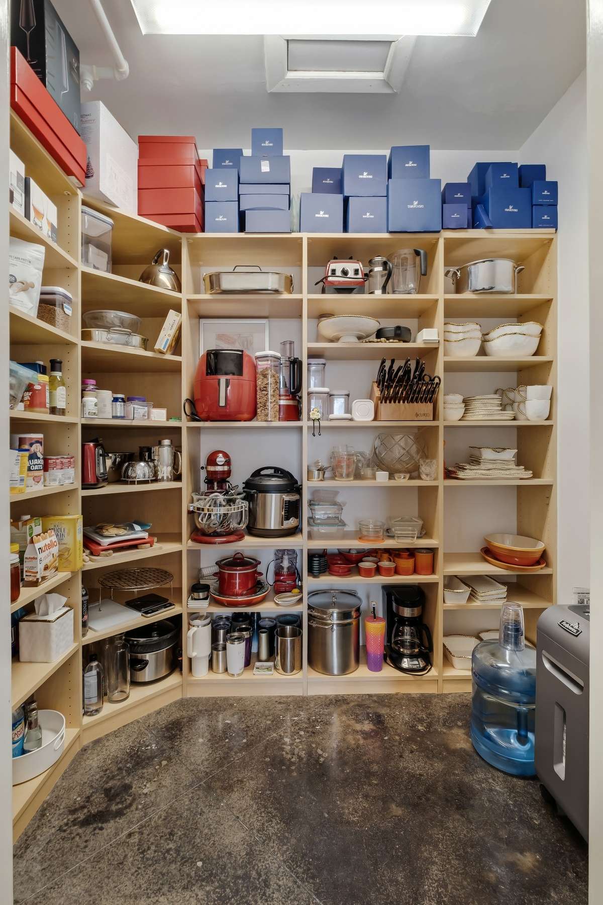 Kitchen walk in pantry.