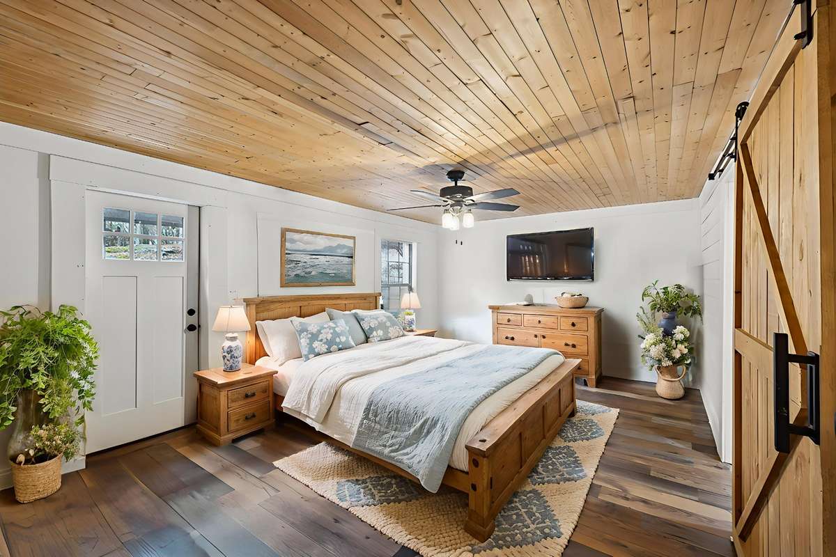 Virtually staged as bedroom