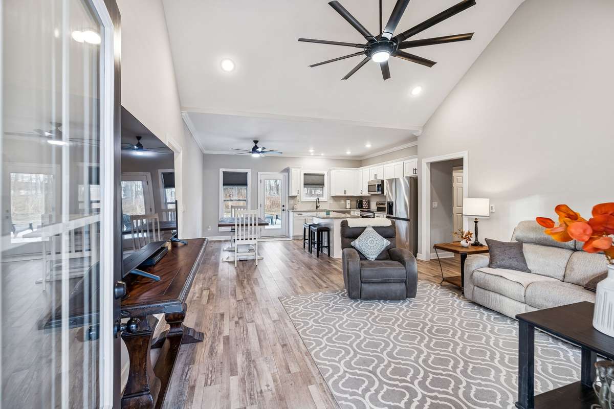 Large open floor plan