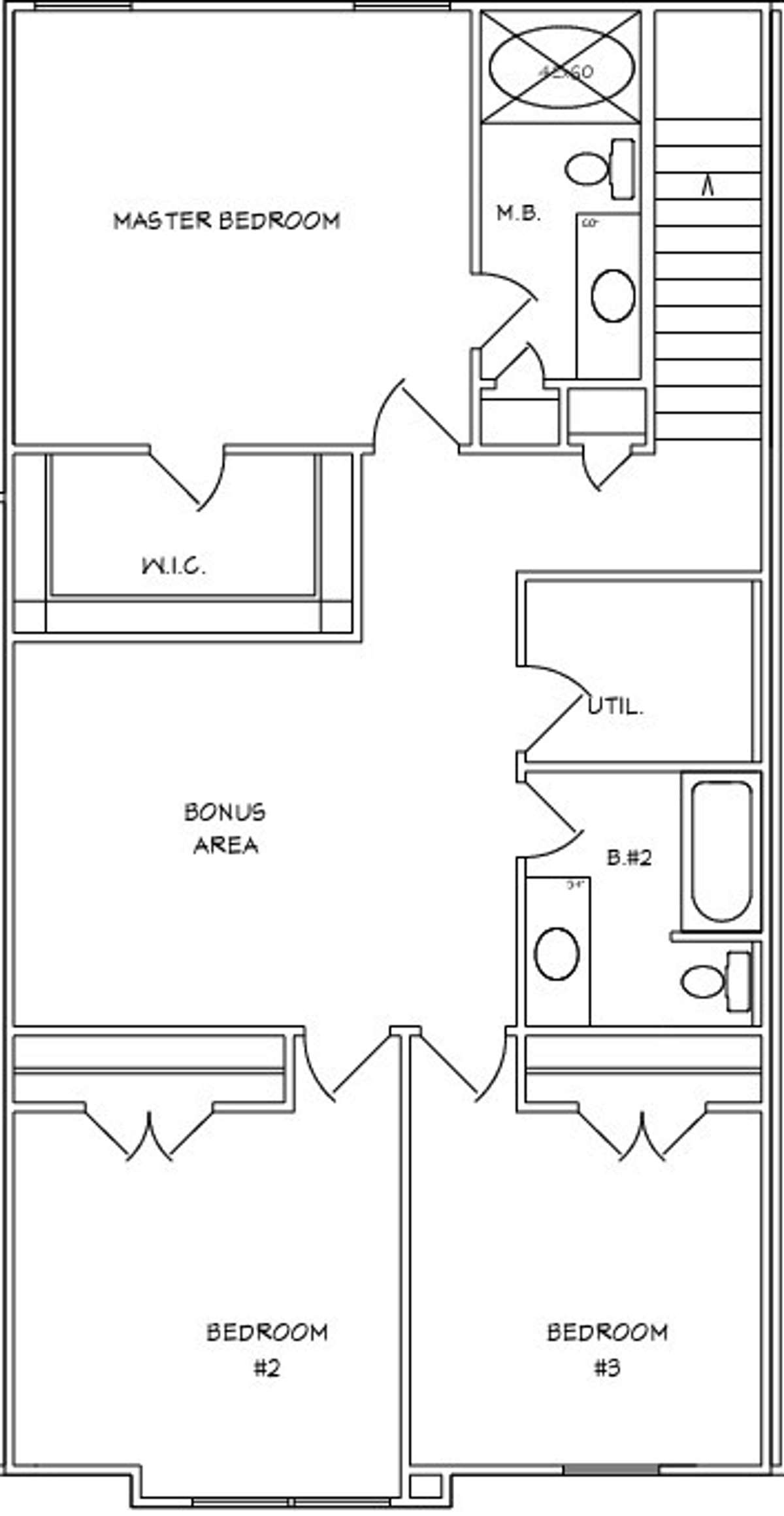 Second floor plan.