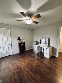 bedroom #3 with walk in closet