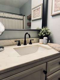 updated bath in owner's suite