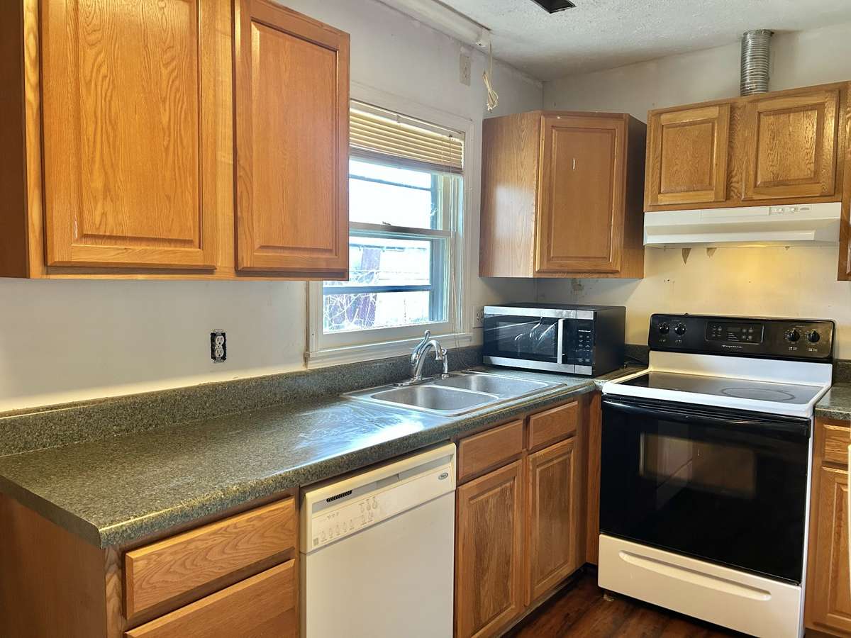 Kitchen of the in law suite or rental house