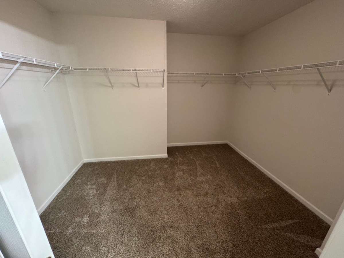 Primary walk in closet