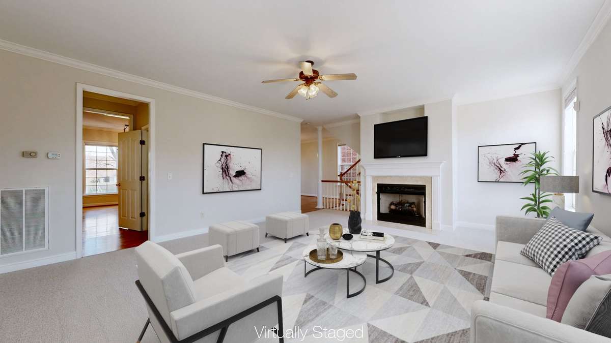 VIRTUALLY STAGED Living Room