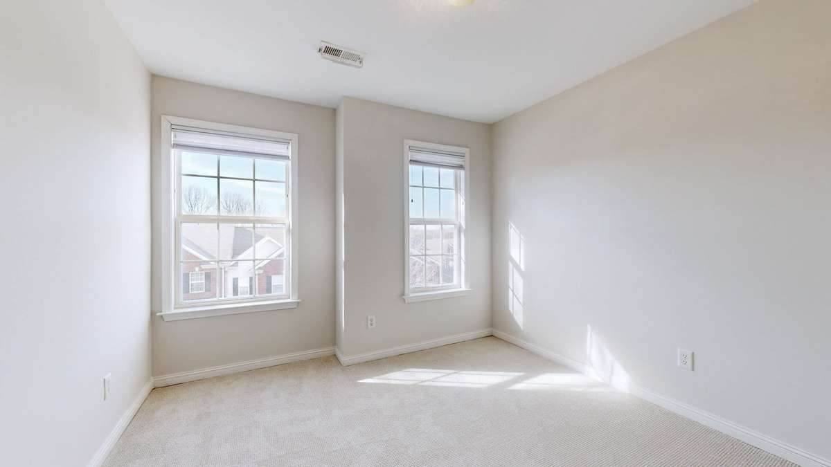 This is the light filled second guest room right next to the guest bathroom