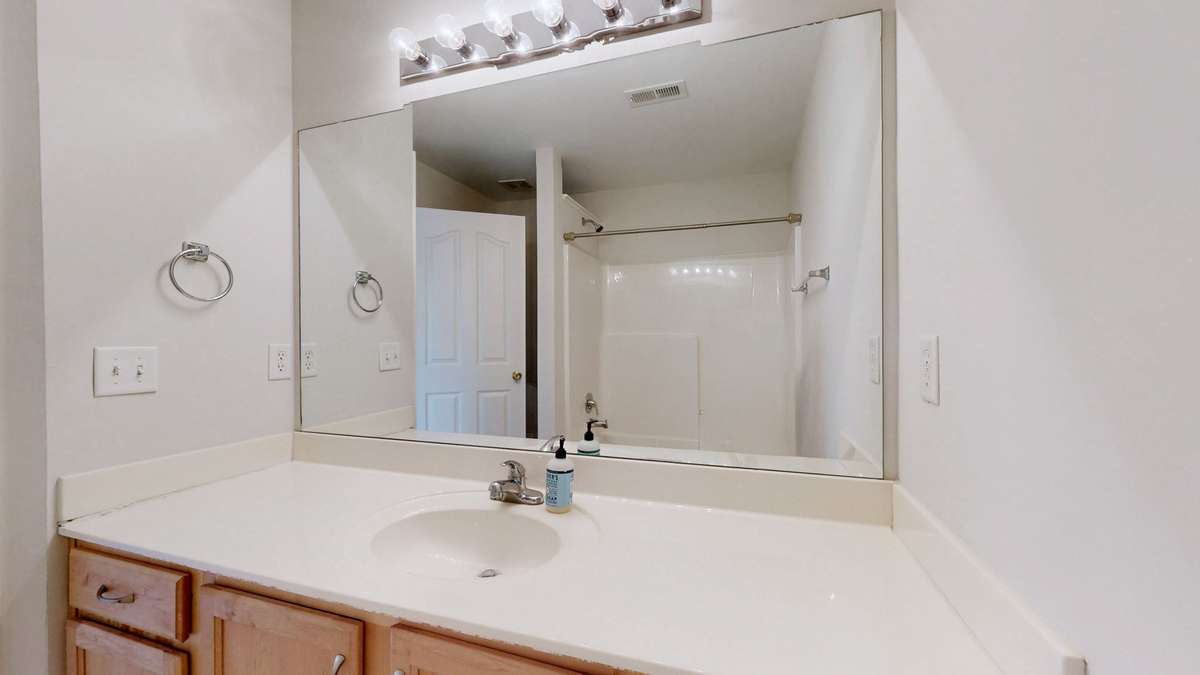 The guest bathroom.