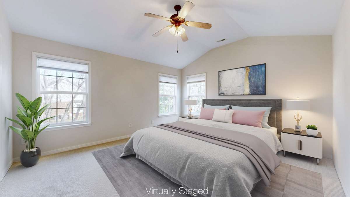 VIRTUALLY STAGED Primary Bedroom
