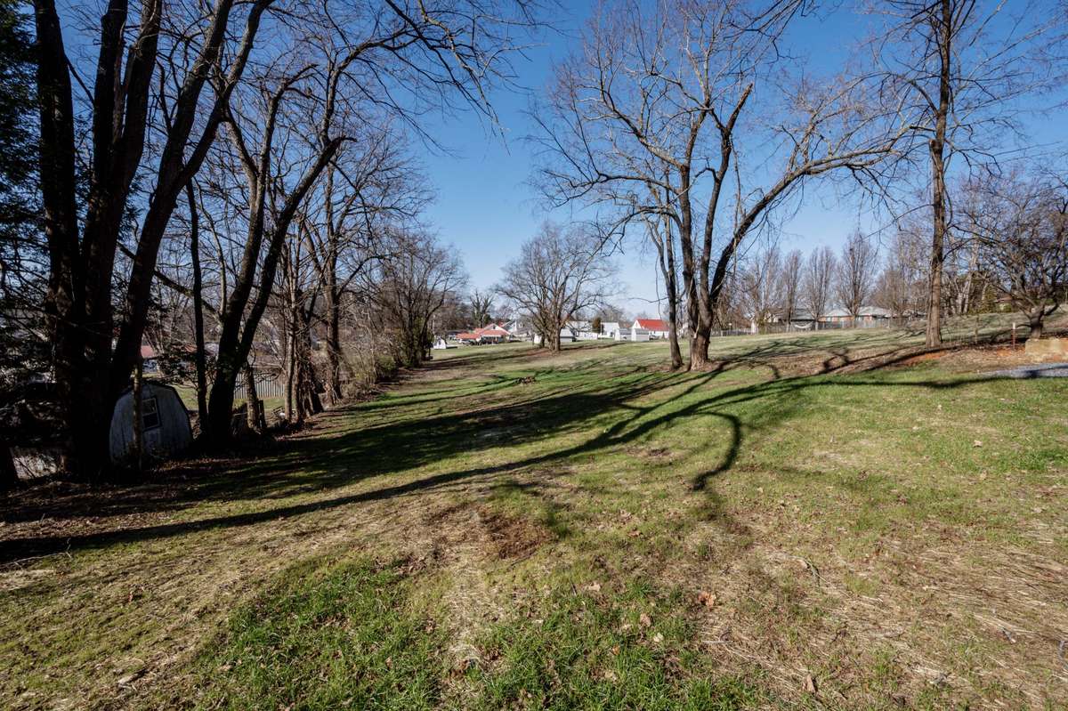 Deep back yard