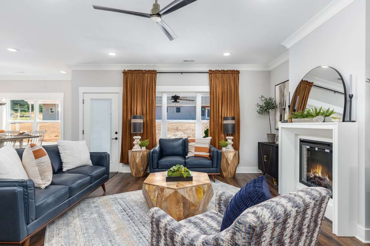 For floor plan purposes only.  Interior finishes will vary.  Home is not furnished.