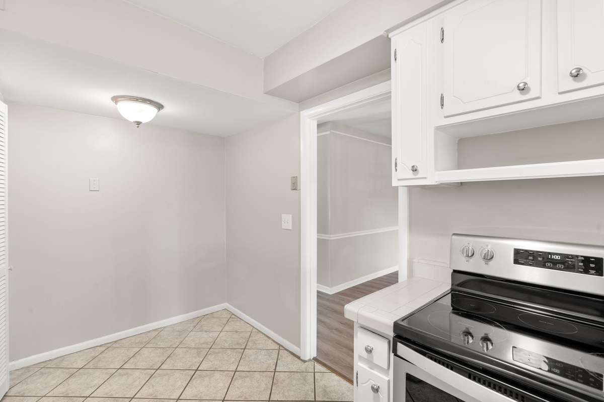 Eat-in nook in the updated Kitchen would be perfect for a small table, desk, or extra cabinetry/separate second pantry, if desired.