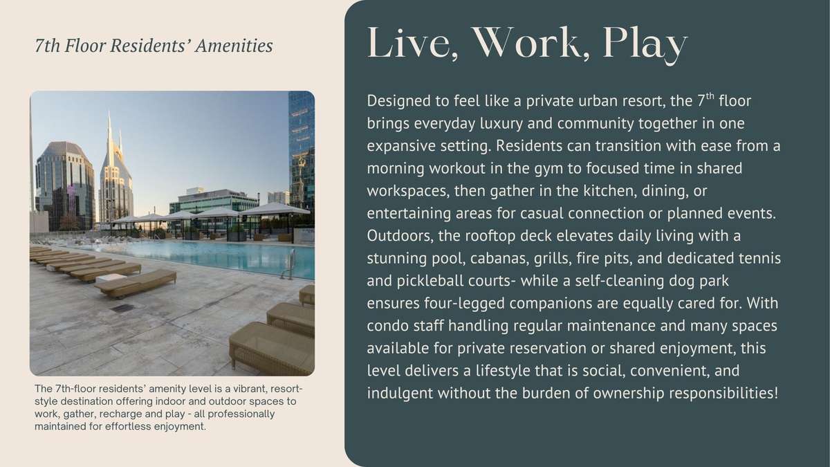 The Residents' Amenities on the 7th Floor