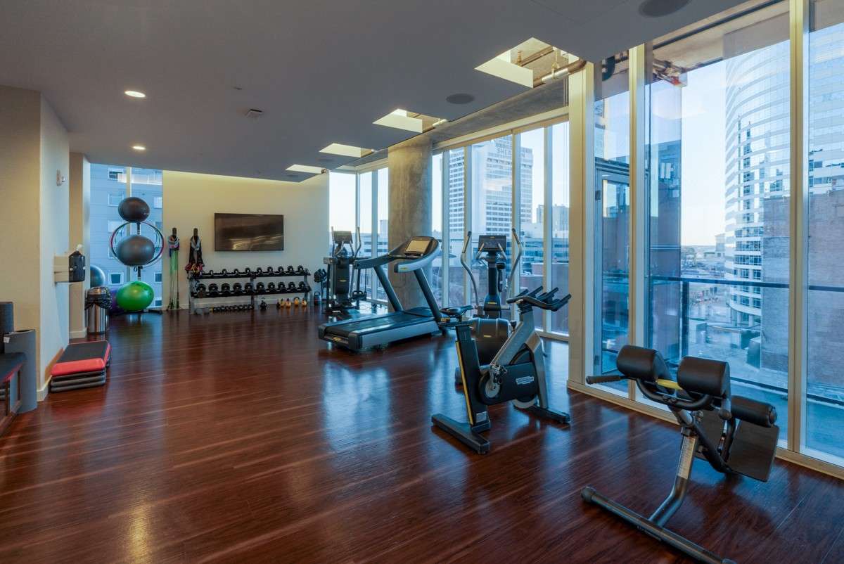 A quiet, refined fitness space exclusively for condo owners - designed for focused workouts and a more private wellness experience.