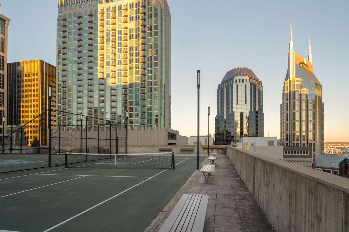 Take in the views of Nashville's iconic "Batman Building" while you enjoy a bit of fresh air, fun, and fitness!