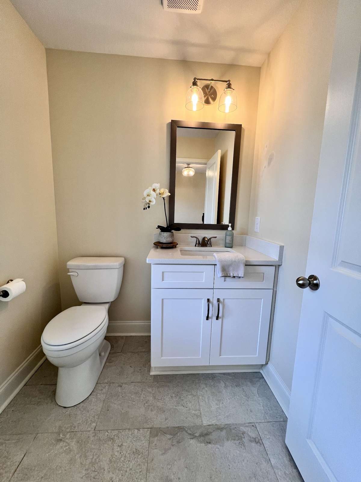 Powder Room on the main Level