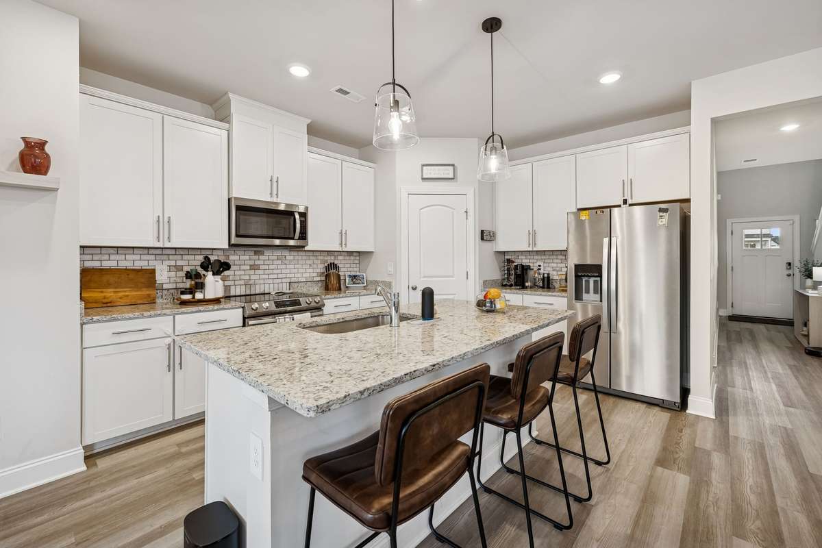 Large open kitchen