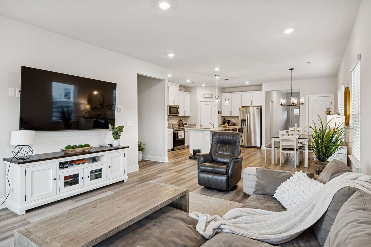 large open living room