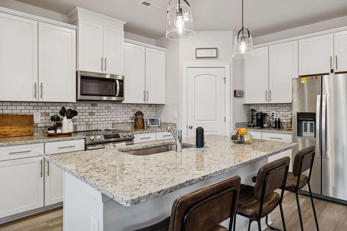 Granite Kitchen Island