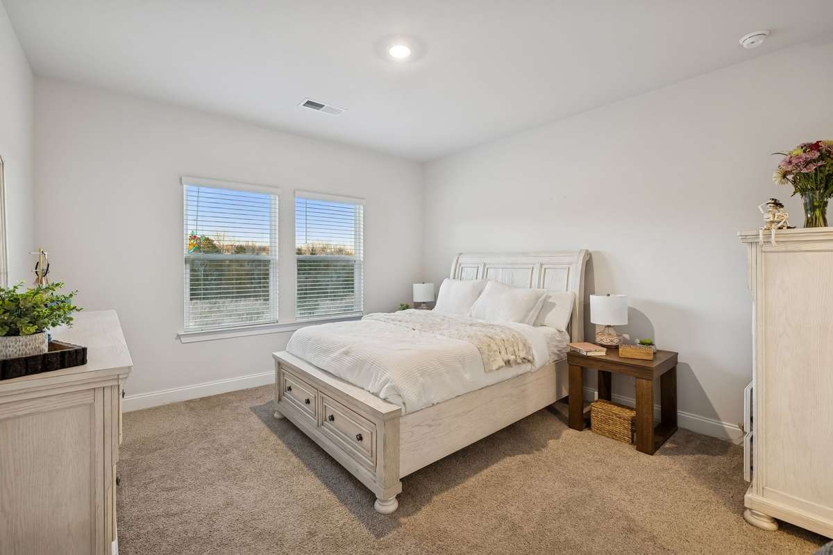 Primary suite on main level