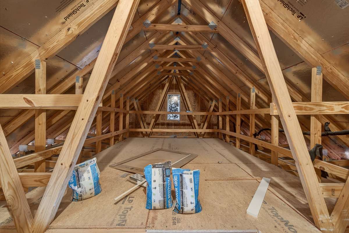 Additional storage above garage