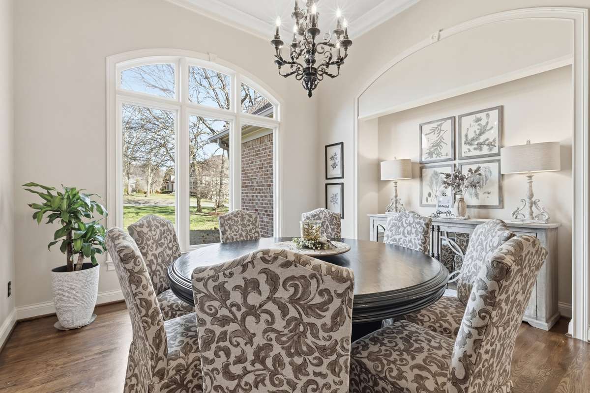 Abundant natural light in Dining Room