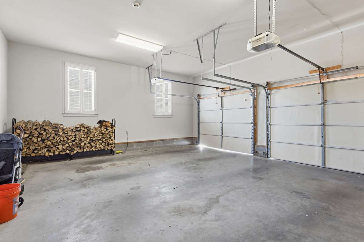 Main level 2 car garage