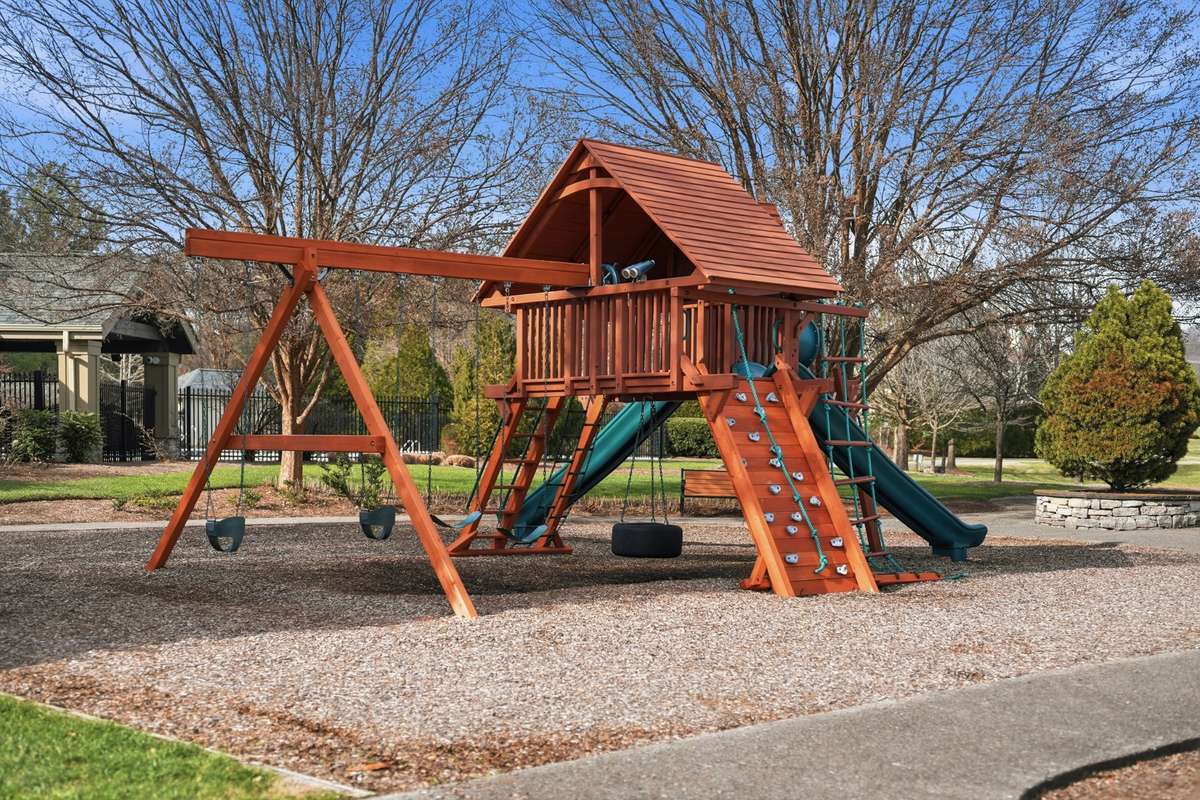 Legends Ridge Community Playground adjacent to the pool, tennis courts, fishing pond and clubhouse