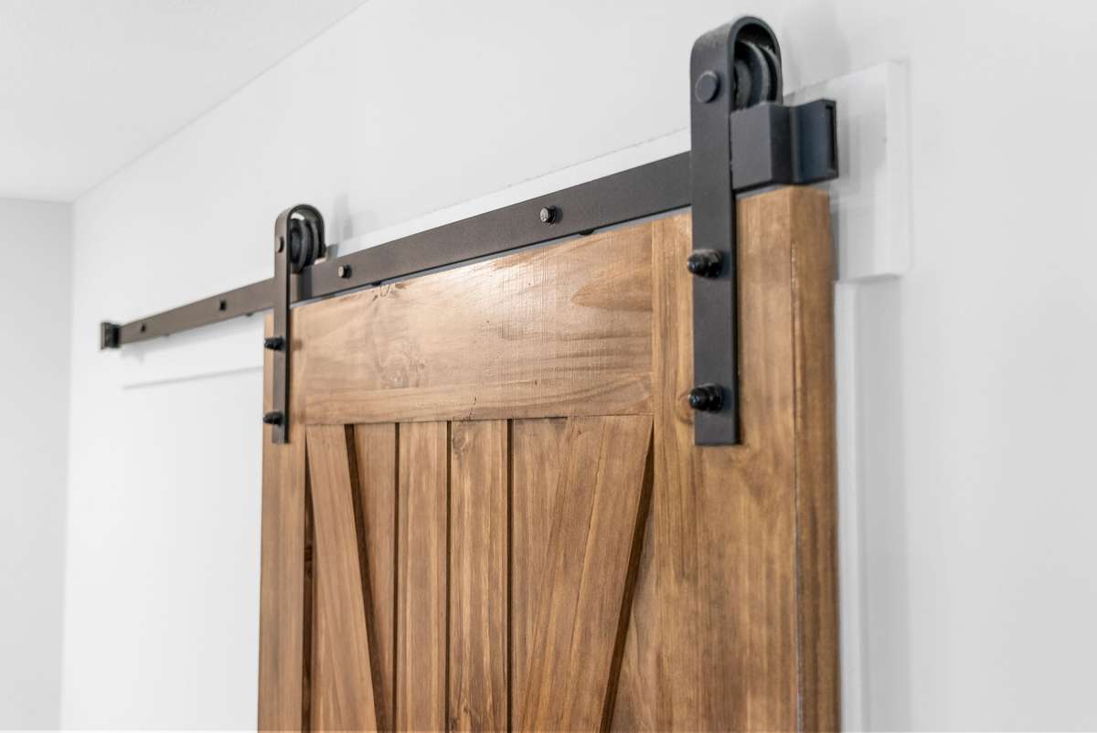 Stylish barn doors to add warmth and style throughout!
