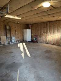 Another view of the inside of the garage