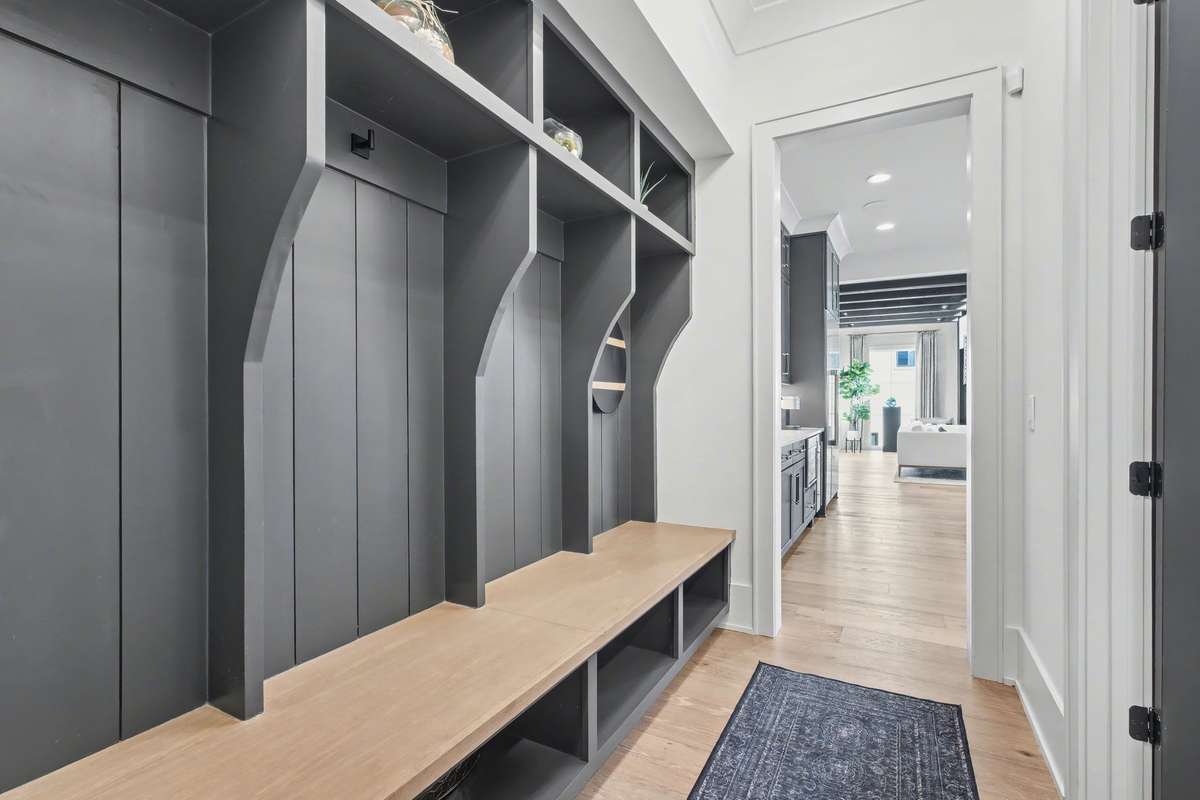 Storage Cubbies in the Hall off the Side Entry from the 3 Car Garage