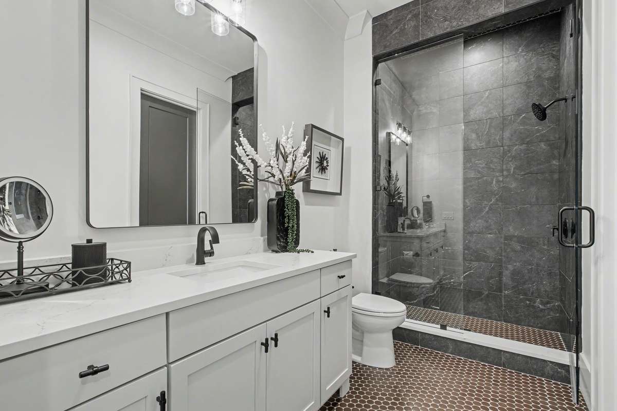 Full Bath attached to Bedroom 4