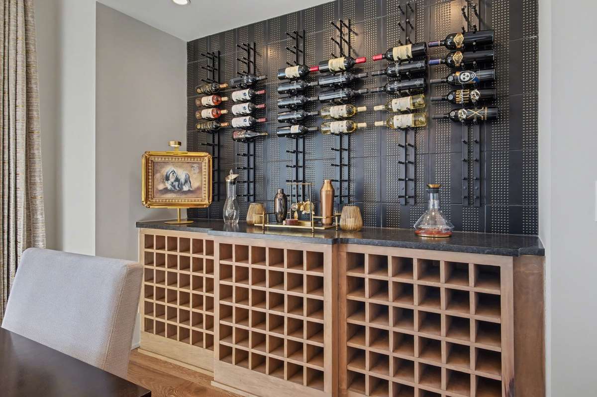 Wine Wall/Storage Area off the Dining Space
