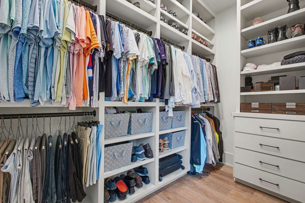Second of the 2 Master Suite Walk-in Closets