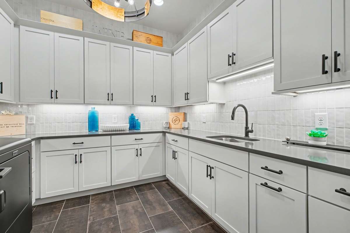 Spacious Main Level Walk-in Utility Room with Lots of Room for "Everything" Laundry