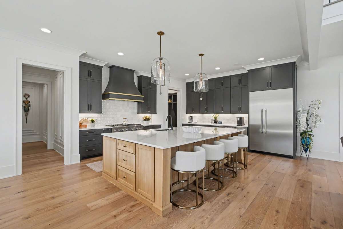 Spacious Chef's Kitchen with Large Island and lots of Gathering Space