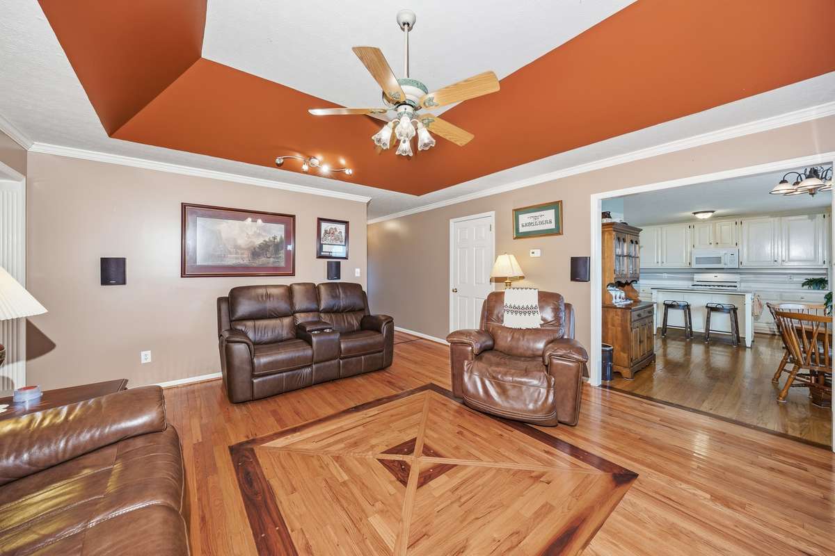Gleaming hardwood floors need to be seen in person to appreciate how beautiful they really are!