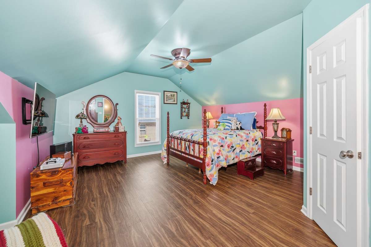 This bedroom is huge!