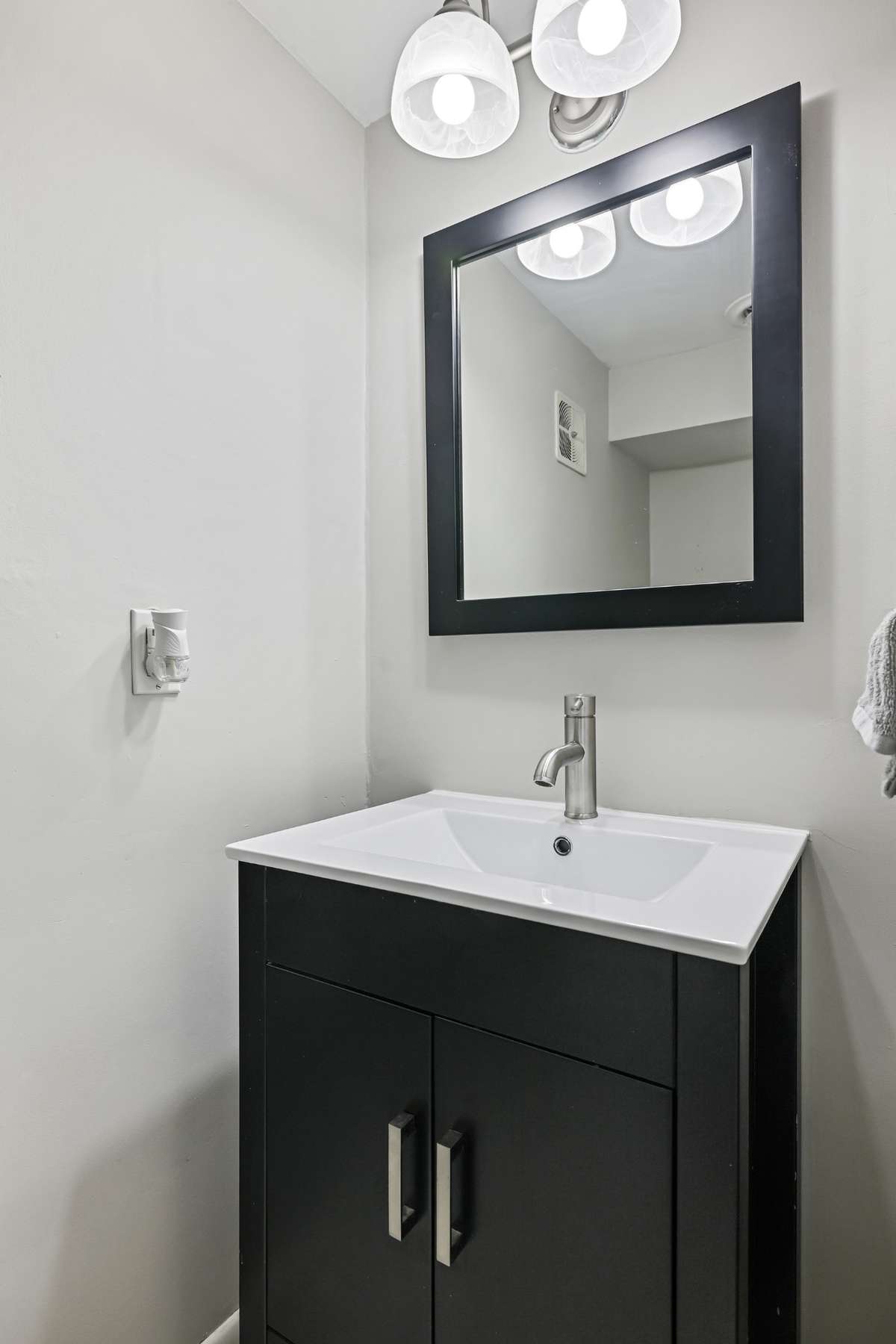 powder room on the first floor