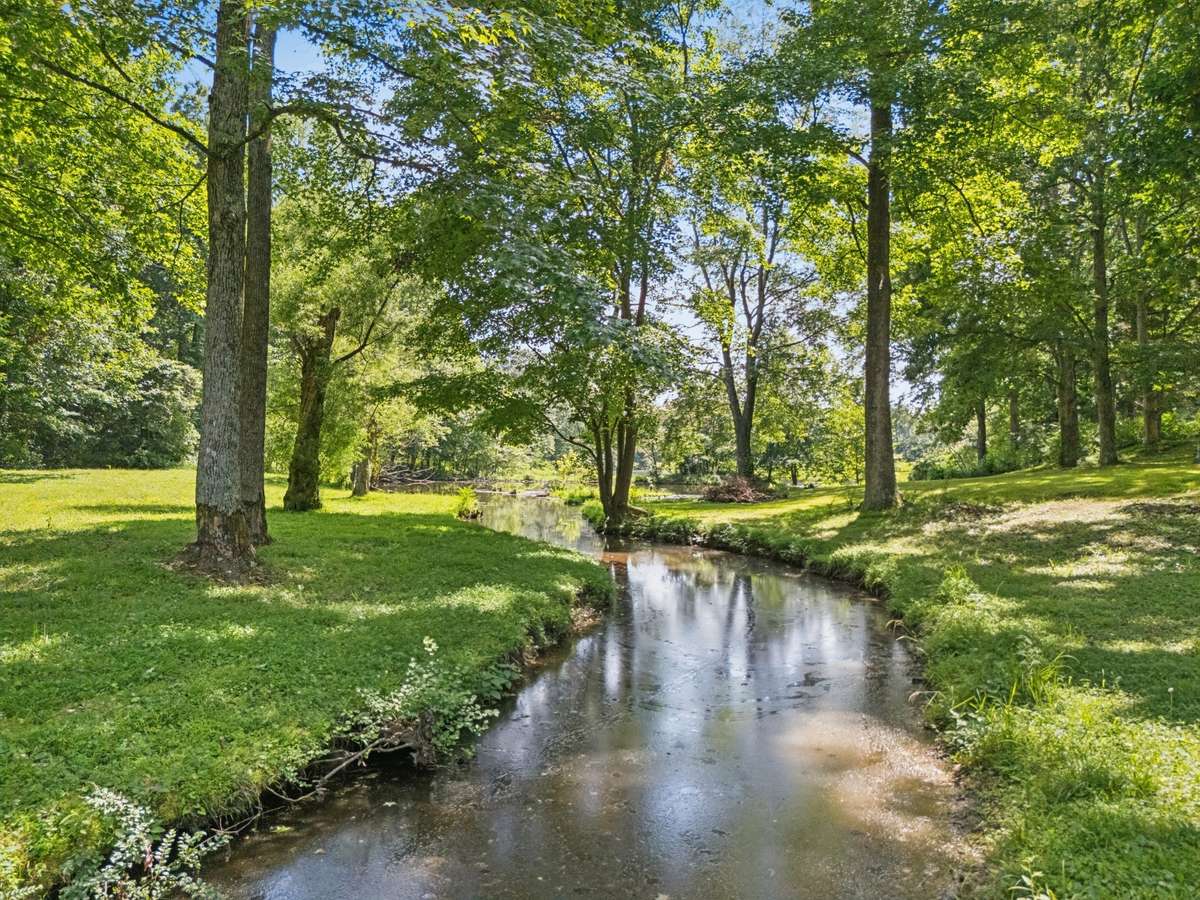 Creek that runs through the property
