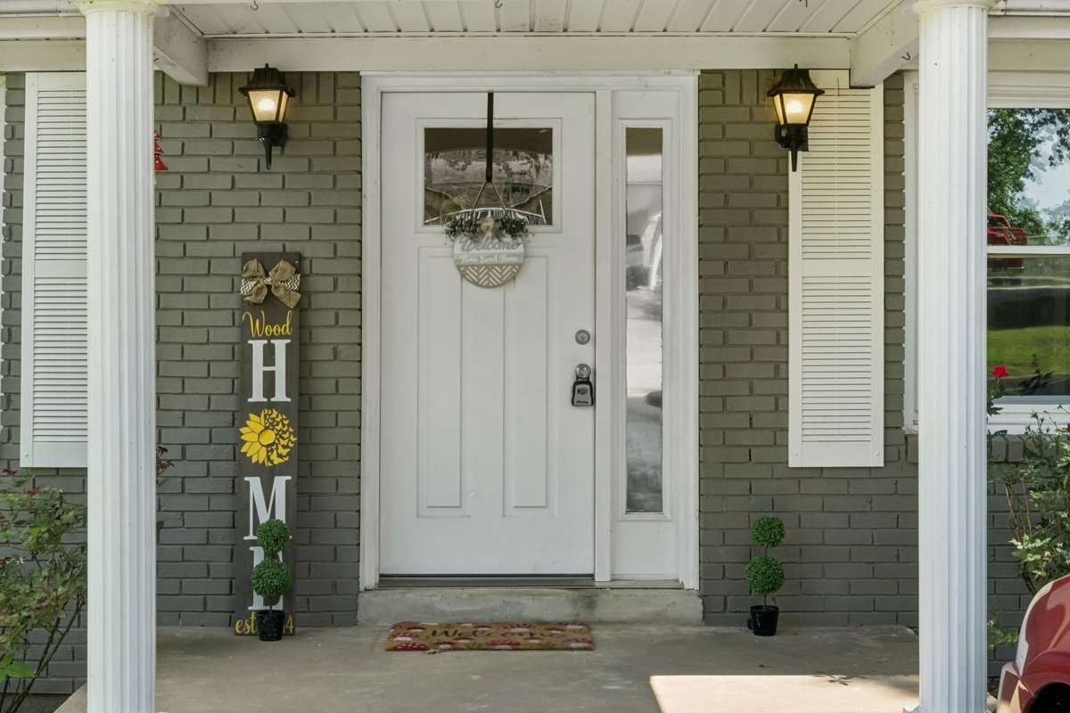 Covered front porch